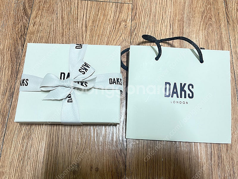 [미사용] 닥스(DAKS) 남성 사선체크 반지갑 (정품...--0