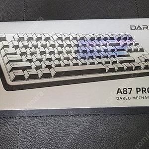 다얼유 A87PRO 8K 스노우축 블랙 키보드 판매합니다