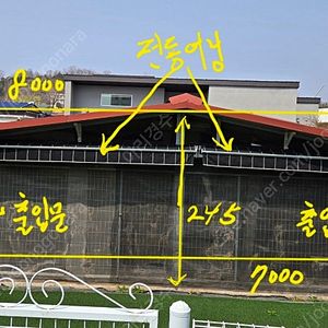 견사 대형견사 두칸짜리 전동어닝타입 팝니다 대형견. 소형견 강아지