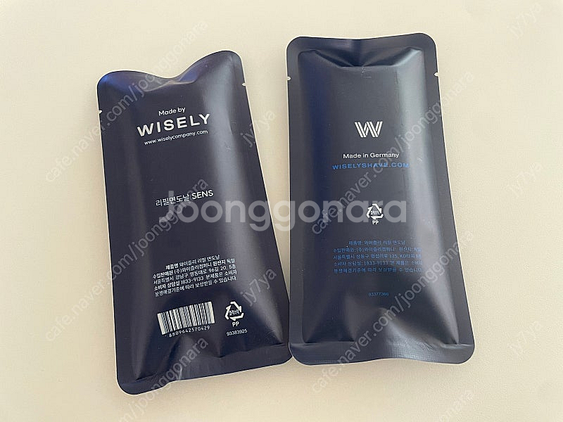 WISELY 쉐이빙폼 면도크림 & 리필 면도날(SENS...--3