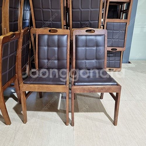 원목의자 중고카페엔틱가구 업소용의자 우드슬랩 빠의자 골...--1