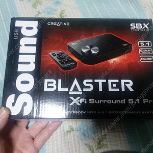 음감,게이밍 사운드카드 (사블 X-Fi 5.1 Pro)