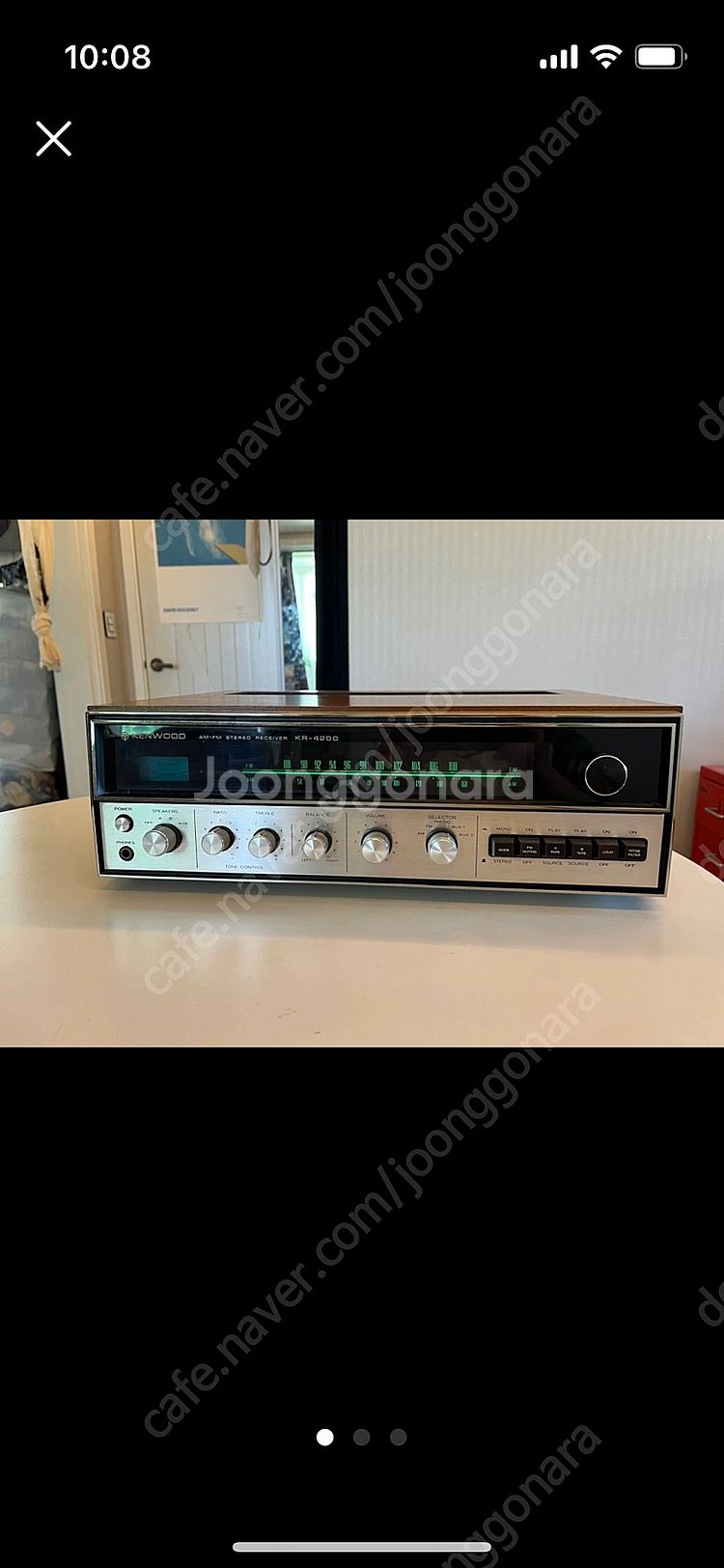캔우드 kr-4200 리시버 팝니다--0