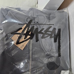 스투시 8볼 후드 집업 블랙 L XL 새상품 택포