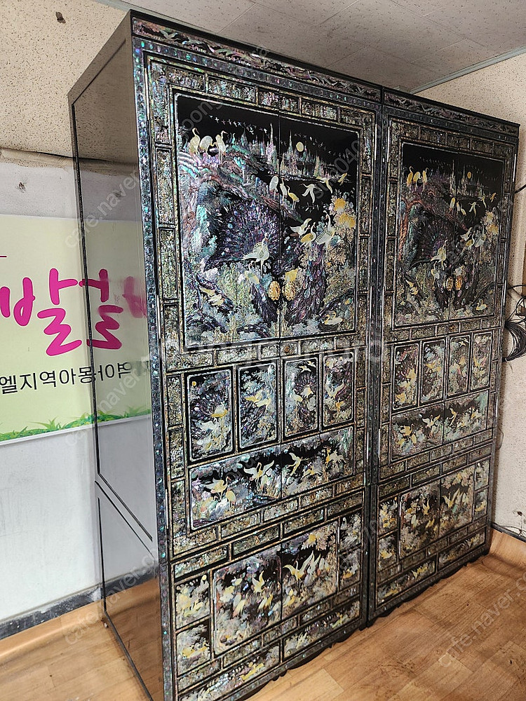 나전칠기 작은장농 2--1