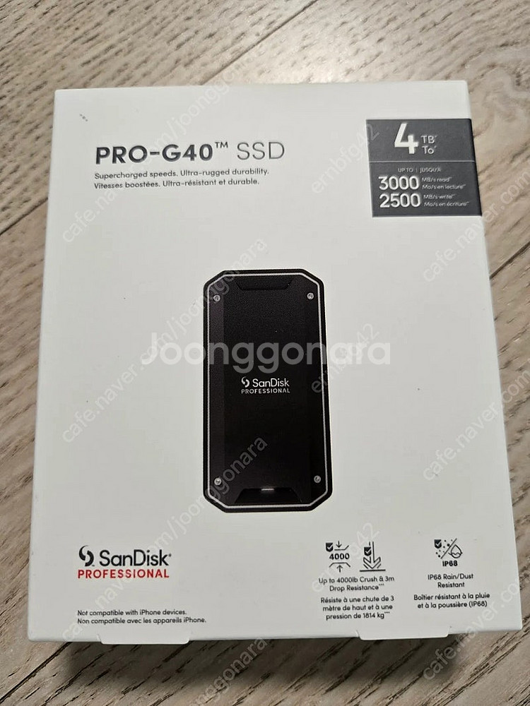 샌디스크 프로페셔널 4테라 PRO G40 Portabl...--0
