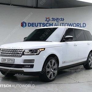 랜드로버 중고 레인지로버 중고차 흰색 2016년식 4.4 SDV8 AB LWB 디젤 개인사업자중고차