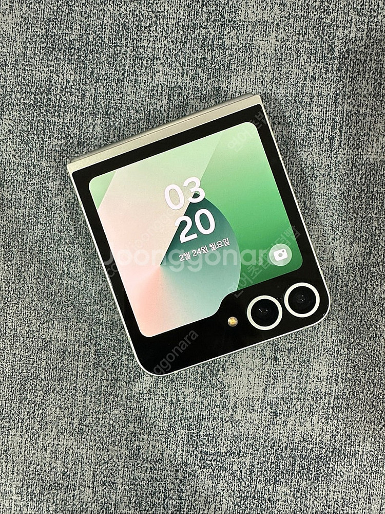갤럭시Z플립6 256G 민트 24년 7월개통 무잔상 5...--3