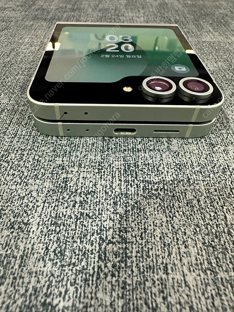 갤럭시Z플립6 256G 민트 24년 7월개통 무잔상 5...--8