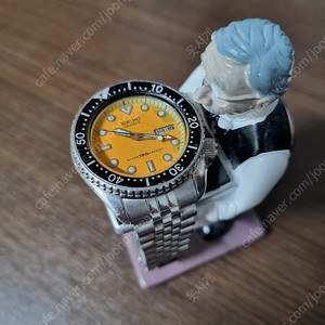세이코 6458-600a 주황 오렌지 다이버 쥬빌레 쿼츠 오토매틱