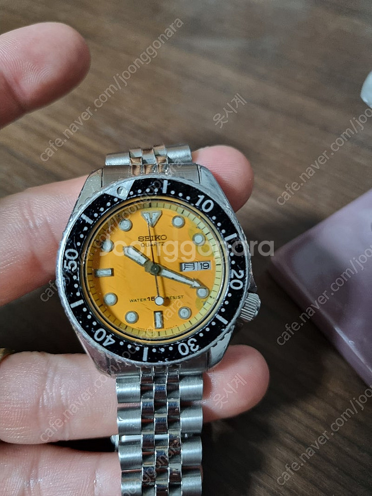 세이코 6458-600a 주황 오렌지 다이버 쥬빌레 쿼...--1