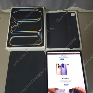 아이패드 프로 M4 13인치 1TB 나노텍스쳐 글래스 + 애플케어 + 애플 펜슬 프로 + 애플 정품 스마트 폴리오 케이스