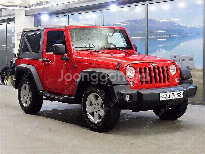 지프 랭글러 중고 JEEP 랭글러 빨간색 2017년식 ...--0