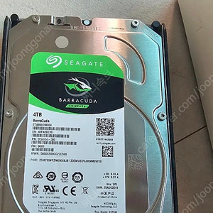 Seagate Barracuda 4TB HDD 핍니다.