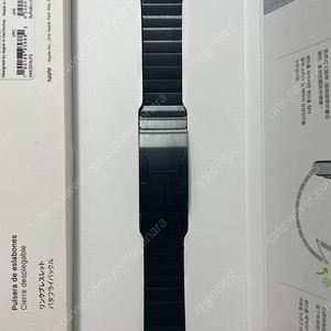 애플워치 링크브레이슬릿 블랙 38mm 최상