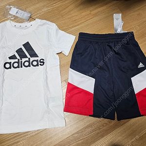 새제품 / 아디다스 키즈 남아 티셔츠 반바지 140 상하