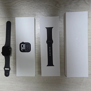 애플워치10 42mm 제트블랙 gps