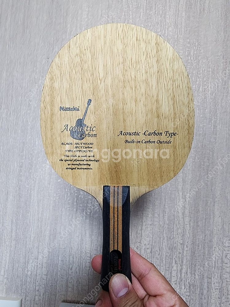 니타쿠 어쿠스틱 카본 아우터 FL 88g 탁구라켓--0