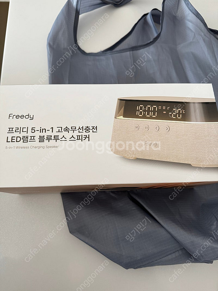 프리디 5in1 고속무선충전 LED무드등 블루투스 스피...--0