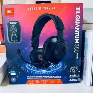 JBL 퀀텀350 무선 게이밍 헤드셋