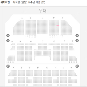 뮤지컬 팬텀 박효신 7/8(화) 1층 D구역 7열 최저가양도 [좌석위치사진有]