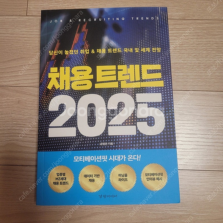 [새책] 채용 트렌드 2025 / 윤영돈 / 경향미디어--0