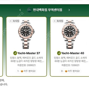 6월 11일 롤렉스매장 전체 입고정보 - 몇몇 매장에서 SS급 시계들