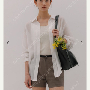 시에 sie 니스 시어 셔츠 컴포트 아이보리