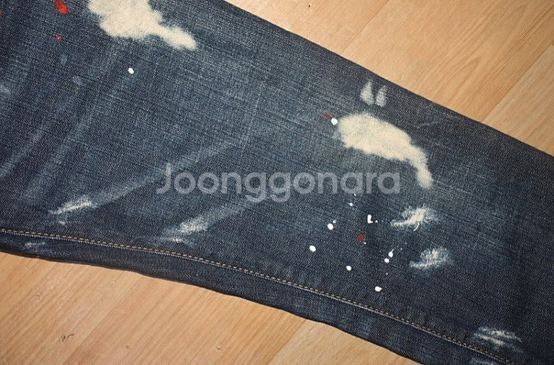 디스퀘어드 레드탭 아이스스팟 46 디퀘2 남성청바지 발...--8