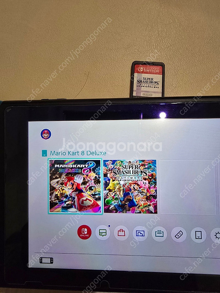 닌텐도스위치 대난투 + 마리오카트8 일괄 택포 6.3 팝니다.--2