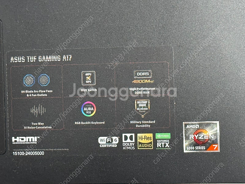 ASUS FA707RR (RTX3070) 노트북팝니다.--0