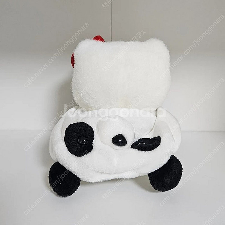 고전 앉은 판다 키티 인형 옷벗키--3