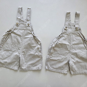 쌍둥이 아기 여름 멜빵 100사이즈 2벌 일괄