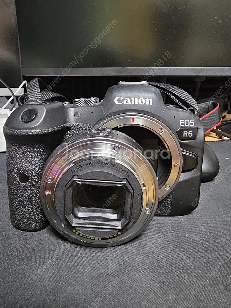 [급처]캐논 EOS R6 + RF 28mm 렌즈 풀박스--3
