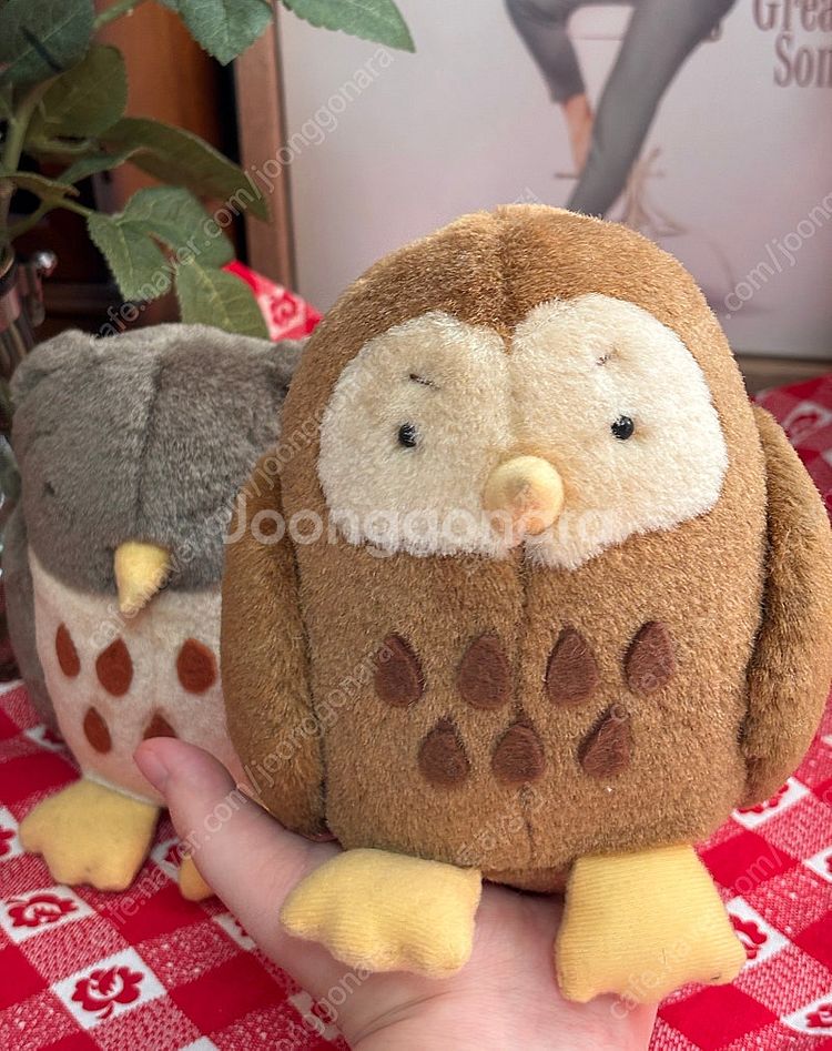 2개세트) MSP 일본 고전인형 올빼미&부엉이인형 빈티...--1