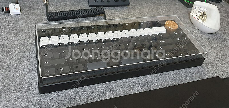 맘모스75 키보드 용 키보드 루프, 보강판(카본 파이버...--2