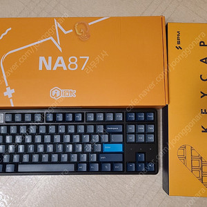 NA87 PRO 래피드 트리거 키보드 + 키캡 세트 팝니다. (내용 필수)