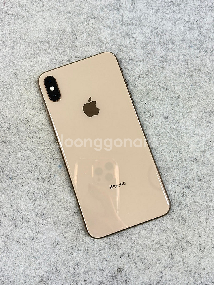 (S급자급제)아이폰XS Max 64G 골드 64G 배터...--0