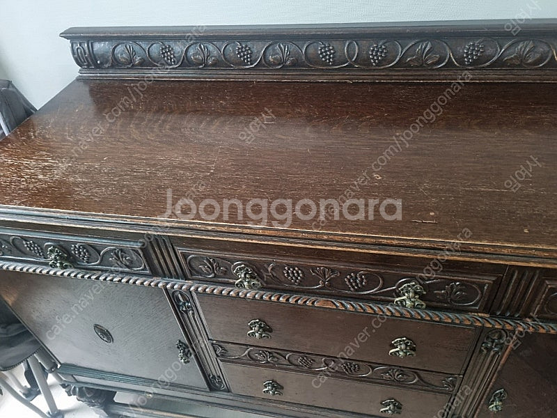 가격내림)영국 앤틱 사이드보드/수납장--5