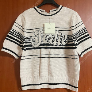 마인 인타르시아 니트 탑 새상품