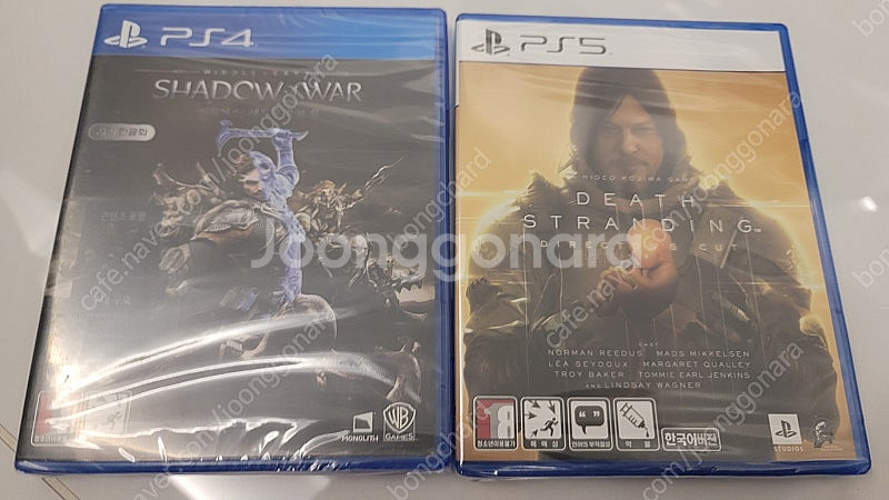 PS5 데스스트랜딩, PS4 미들어스 섀도우 오브 워 ...--0