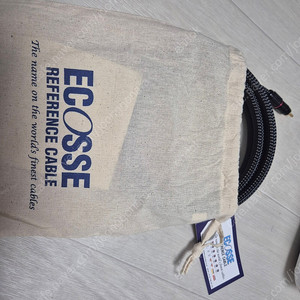 Ecosse [에코세] 하이파이 서브우퍼 케이블(The Sub Ultra) 2.5m - RCA단자 판매합니다.