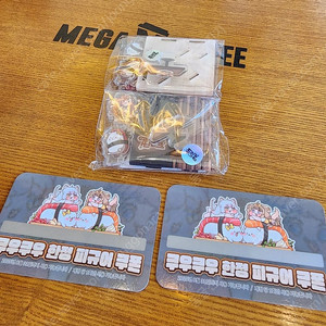 트릭컬 쿠우쿠우 아크릴 + 쿠폰 (2세트 있음)