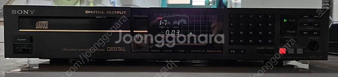 소니SONY CDP-552ESD CD플레이어--0
