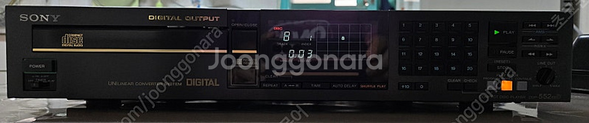 소니SONY CDP-552ESD CD플레이어--1