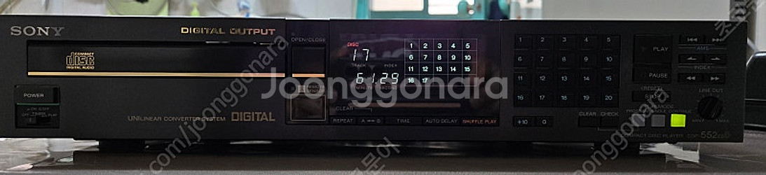 소니SONY CDP-552ESD CD플레이어--2