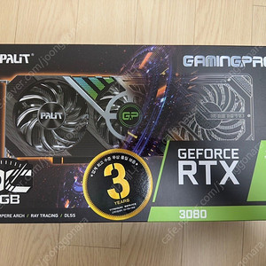 Palit RTX 3080 gamingpro oc 10gb 동탄