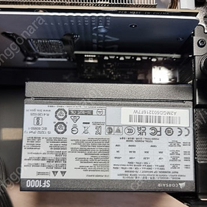 레이저 eGPU크로마, RTX5080, Cosair SF1000, 썬더볼트5 1M