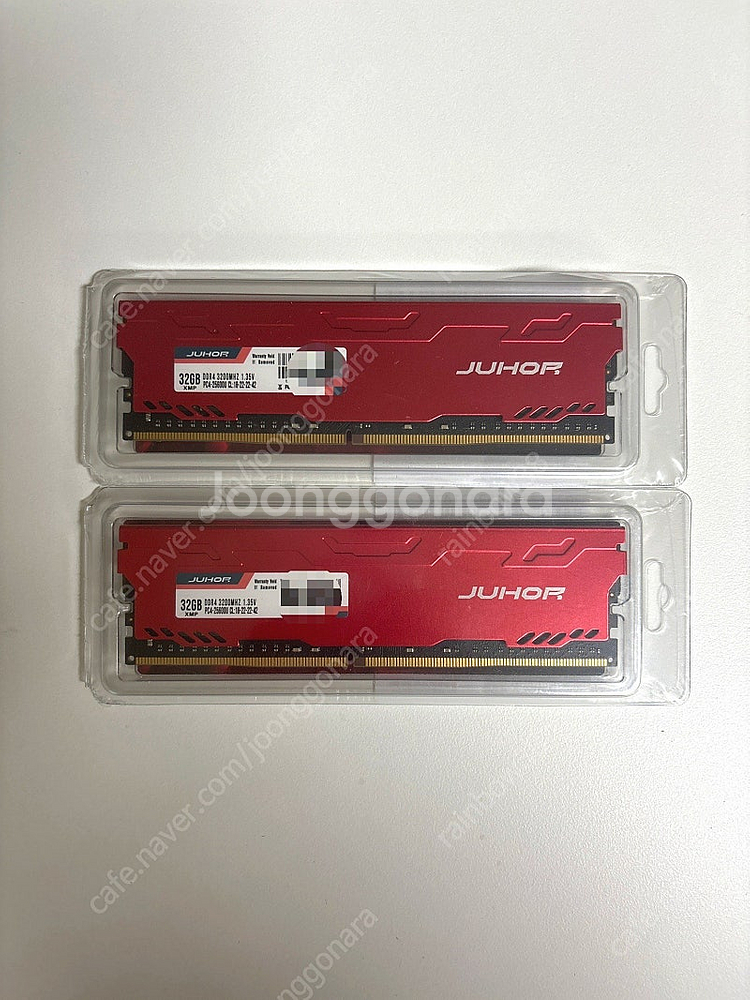 JUHOR DDR4 램 3200MHz 32GB*2--0