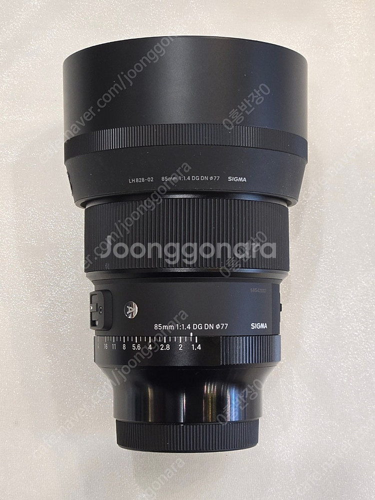 시그마 85mm f1.4 풀박스(소니)--0